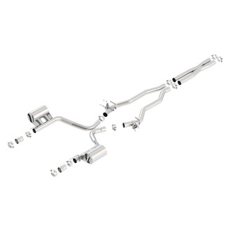 Borla® - ATAK™ Stainless Steel Cat-Back Exhaust System with Split Rear Exit