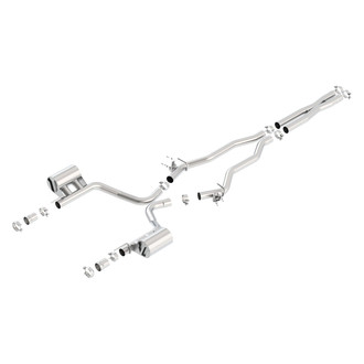 Borla® - ATAK™ Stainless Steel Cat-Back Exhaust System with Split Rear Exit