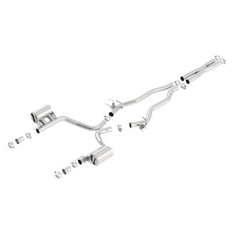 Borla® - ATAK™ Stainless Steel Cat-Back Exhaust System with Split Rear Exit