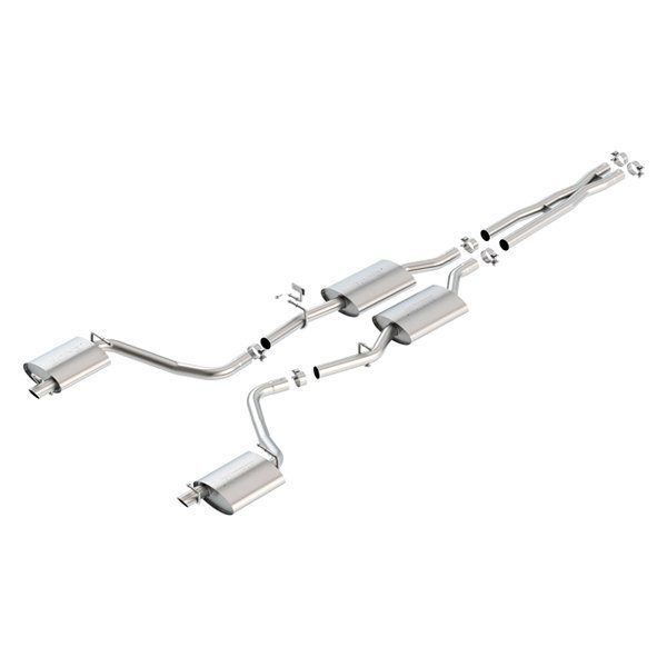 Borla® - S-Type™ Stainless Steel Cat-Back Exhaust System, Dodge Charger