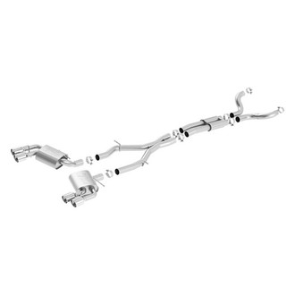 Borla® - ATAK™ Stainless Steel Cat-Back Exhaust System with Quad Rear Exit