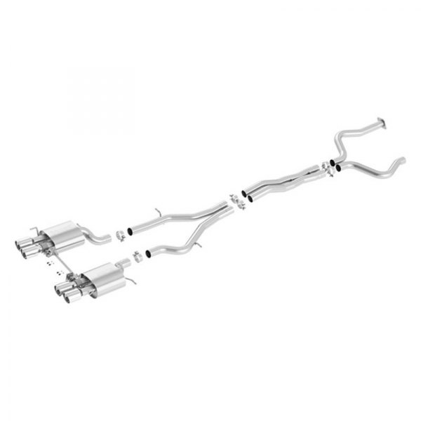 Borla® - S-Type™ Stainless Steel Cat-Back Exhaust System, Cadillac ATS