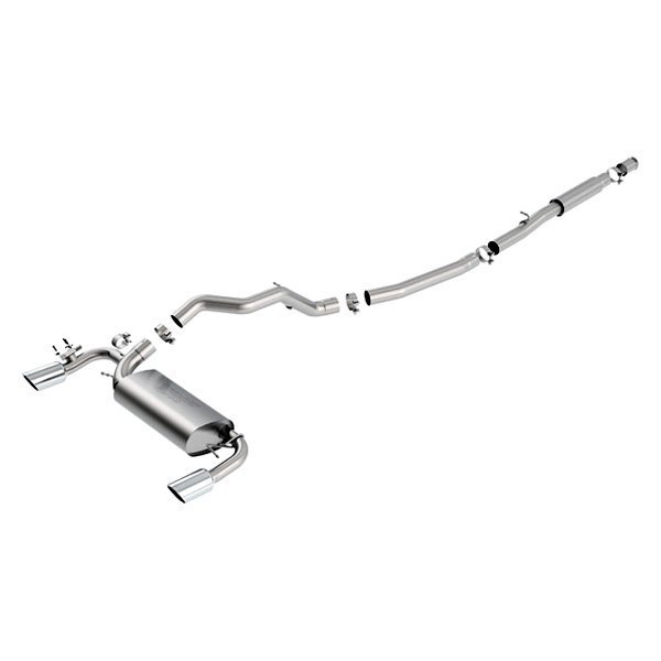 Borla® - S-Type™ Stainless Steel Cat-Back Exhaust System, Ford Focus