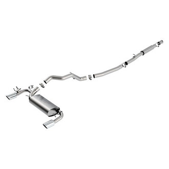 Borla® - S-Type™ Stainless Steel Cat-Back Exhaust System with Split Rear Exit