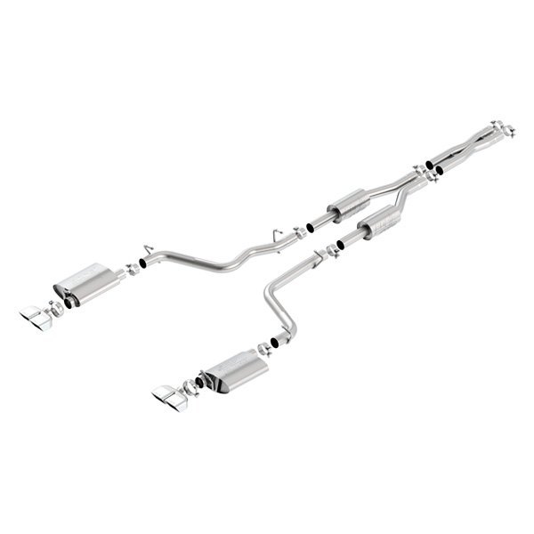 Borla® - S-Type™ Stainless Steel Cat-Back Exhaust System, Dodge Challenger
