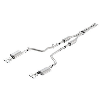 Borla® - S-Type™ Stainless Steel Cat-Back Exhaust System with Quad Rear Exit