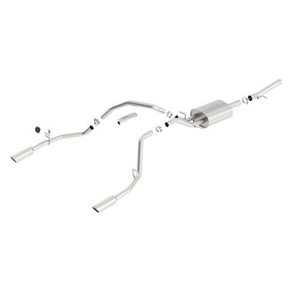 Borla® - S-Type™ Stainless Steel Cat-Back Exhaust System with Split Rear Exit