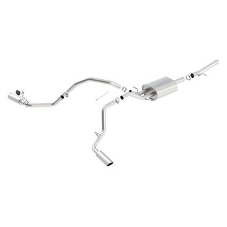 Borla® - S-Type™ Stainless Steel Cat-Back Exhaust System with Split Side Exit