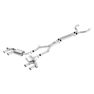 Borla® - S-Type™ Stainless Steel Cat-Back Exhaust System with Quad Rear Exit