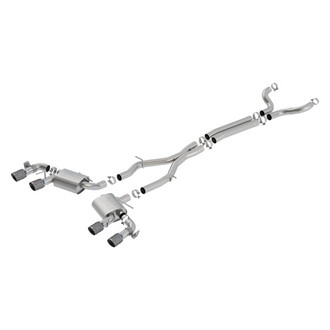 Borla® - S-Type™ Stainless Steel Cat-Back Exhaust System with Quad Rear Exit