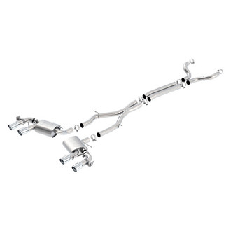 Borla® - ATAK™ Stainless Steel Cat-Back Exhaust System with Quad Rear Exit