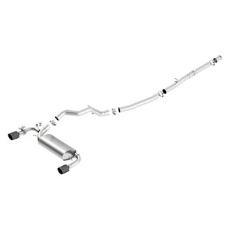 Borla® - ATAK™ Stainless Steel Cat-Back Exhaust System with Split Rear Exit