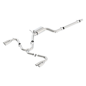 Borla® - S-Type™ Stainless Steel Cat-Back Exhaust System with Quad Rear Exit