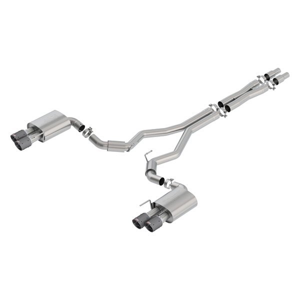 Borla® - S-Type™ Stainless Steel Cat-Back Exhaust System, Ford Mustang