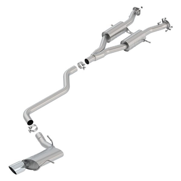 Borla® - S-Type™ Stainless Steel Cat-Back Exhaust System, Jeep Grand Cherokee