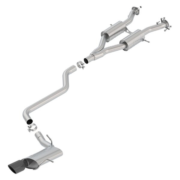 Borla® - S-Type™ 304 SS Cat-Back Exhaust System, Jeep Grand Cherokee