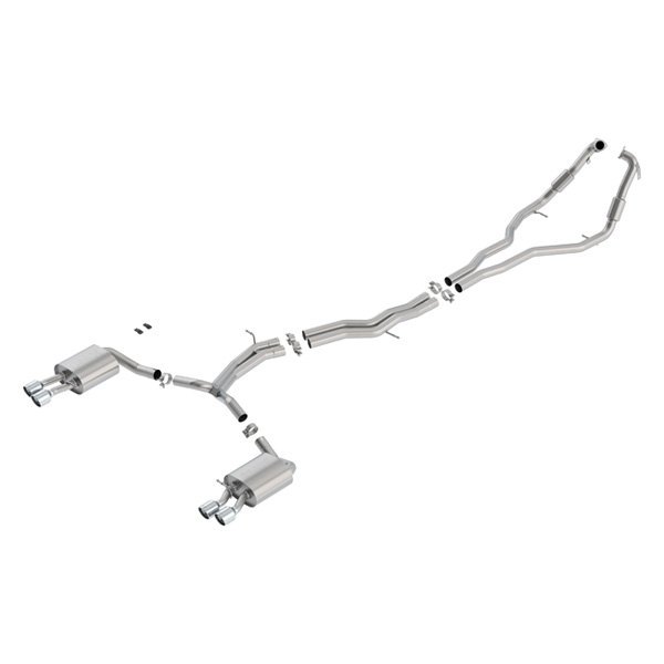 Borla® - S-Type™ Stainless Steel Cat-Back Exhaust System, Audi S5