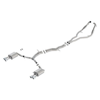 Borla® - S-Type™ Stainless Steel Cat-Back Exhaust System with Quad Rear Exit