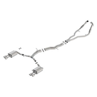 Borla® - S-Type™ Stainless Steel Cat-Back Exhaust System with Quad Rear Exit