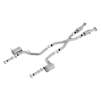 Borla® - S-Type™ Stainless Steel Cat-Back Exhaust System with Split Rear Exit
