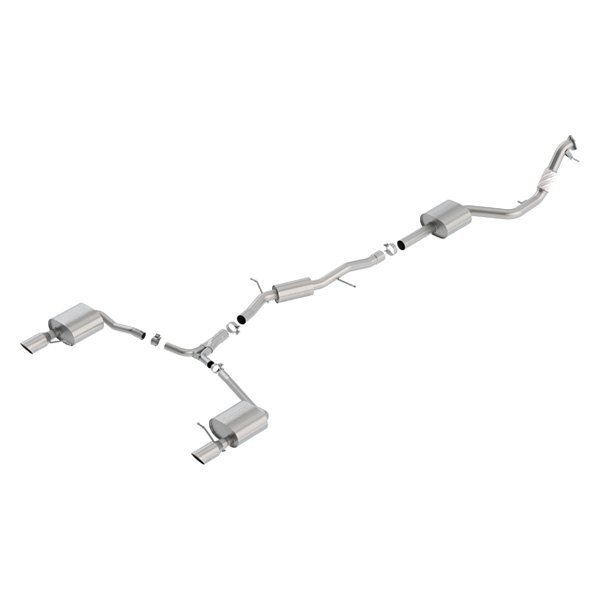 Borla® - ATAK™ Stainless Steel Cat-Back Exhaust System, Audi A4