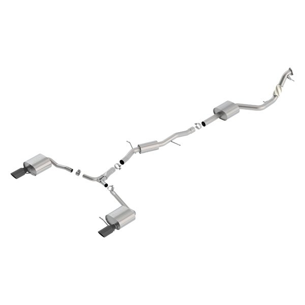 Borla® - S-Type™ Stainless Steel Cat-Back Exhaust System, Audi A4