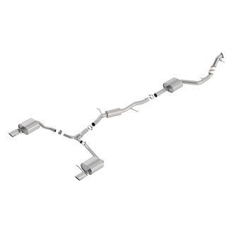 Borla® - S-Type™ Stainless Steel Cat-Back Exhaust System with Split Rear Exit
