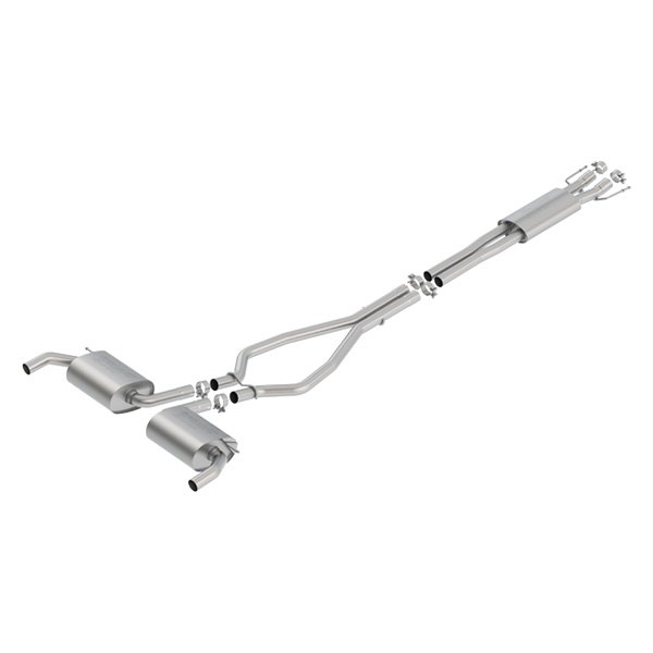 Borla® - S-Type™ 304 SS Cat-Back Exhaust System, Ford Edge