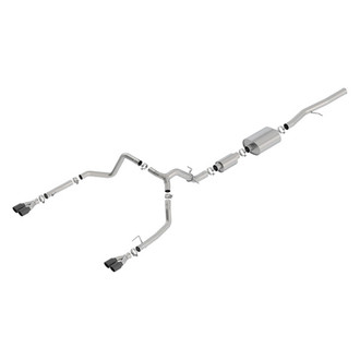 Borla® - S-Type™ 304 SS Cat-Back Exhaust System with Quad Rear Exit