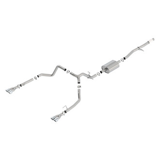 Borla® - S-Type™ 304 SS Cat-Back Exhaust System with Quad Rear Exit