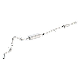 Borla® - S-Type™ 304 SS Cat-Back Exhaust System with Single Side Exit