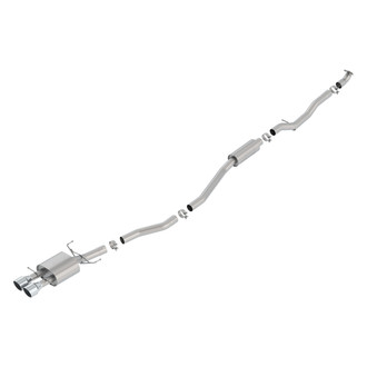Borla® - S-Type™ 304 SS Cat-Back Exhaust System with Dual Rear Exit