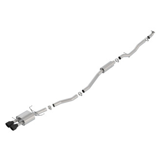 Borla® - S-Type™ 304 SS Cat-Back Exhaust System with Dual Rear Exit