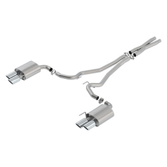Borla® - S-Type™ 304 SS Cat-Back Exhaust System with Quad Rear Exit