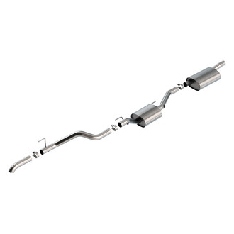 Borla® - Touring™ 304 SS Climber Cat-Back Exhaust System with Single Rear Exit