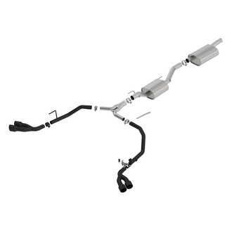 Borla® - Touring™ 304 SS Cat-Back Exhaust System with Dual Split Side Exit
