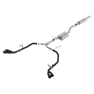 Borla® - S-Type™ 304 SS Cat-Back Exhaust System with Dual Split Side Exit