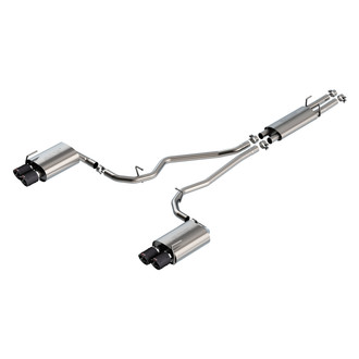 Borla® - S-Type™ 304 SS Cat-Back Exhaust System with Quad Rear Exit