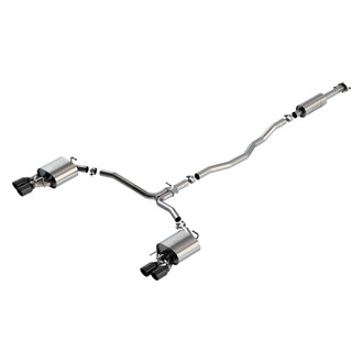 Borla® - S-Type™ 304 SS Cat-Back Exhaust System with Quad Rear Exit