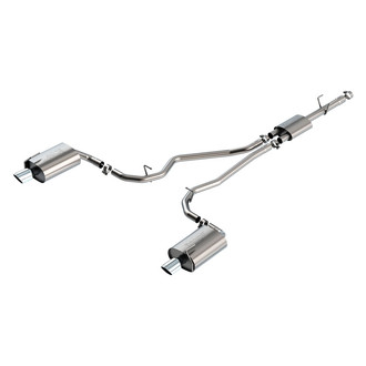 Borla® - S-Type™ 304 SS Cat-Back Exhaust System with Split Rear Exit