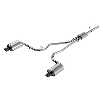 Borla® - S-Type™ 304 SS Cat-Back Exhaust System with Split Rear Exit