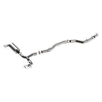Borla® - ATAK™ 304 SS Cat-Back Exhaust System with Split Rear Exit