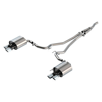 Borla® - S-Type™ 304 SS Cat-Back Exhaust System with Quad Rear Exit
