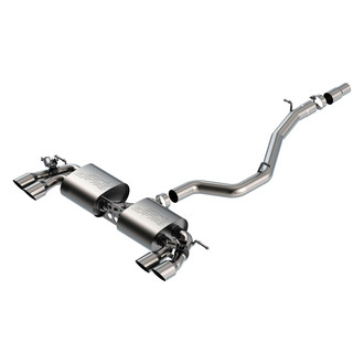 Borla® - S-Type™ 304 SS Cat-Back Exhaust System with Quad Rear Exit