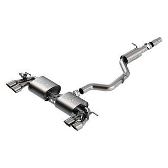 Borla® - S-Type™ 304 SS Cat-Back Exhaust System with Quad Rear Exit