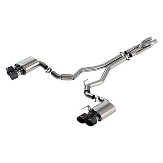 Borla® - ATAK™ 304 SS Cat-Back Exhaust System with Quad Rear Exit