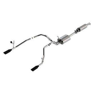 Borla® - S-Type™ 304 SS Cat-Back Exhaust System with Split Rear Exit