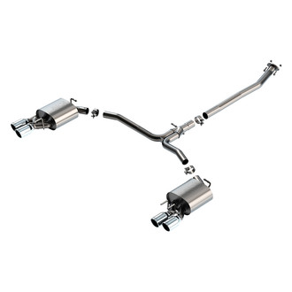 Borla® - S-Type™ 304 SS Cat-Back Exhaust System with Quad Rear Exit