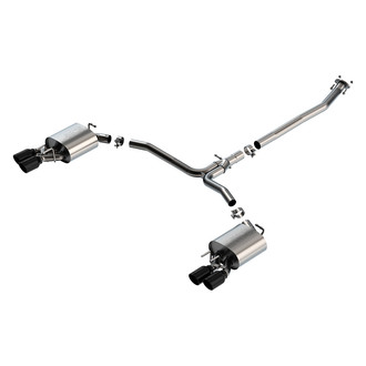Borla® - S-Type™ 304 SS Cat-Back Exhaust System with Quad Rear Exit