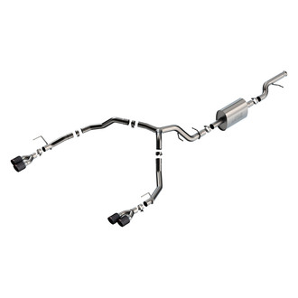 Borla® - S-Type™ 304 SS Cat-Back Exhaust System with Quad Rear Exit
